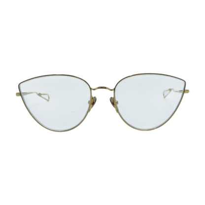 Gold Unknown Cat Eye Prescription Eyewear