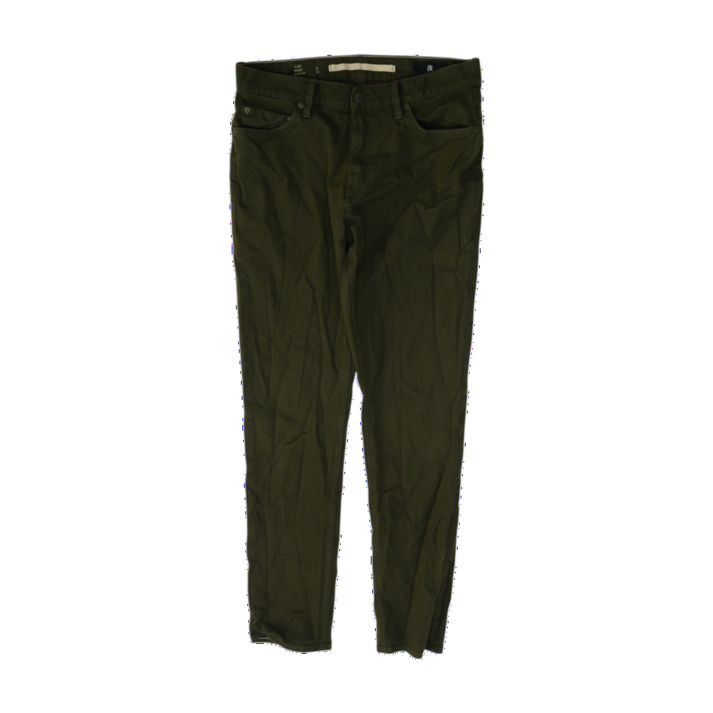 Green Slim Pants