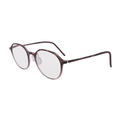 Brown UUF-215 Round Prescription Eyewear