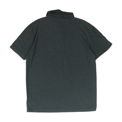 Charcoal Solid Short Sleeve Polo