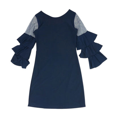 Navy Solid Dress