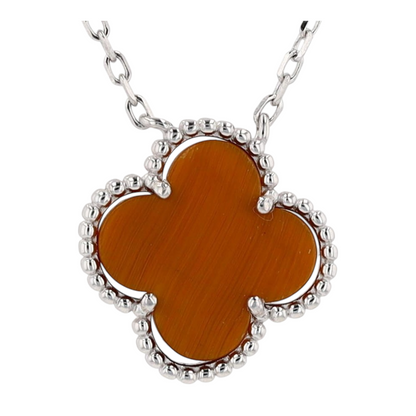 Sterling Silver Tigers Eye Pendant Necklace