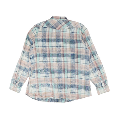Multi Plaid Flannel Button Down