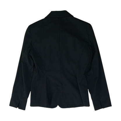 Black Solid Blazer
