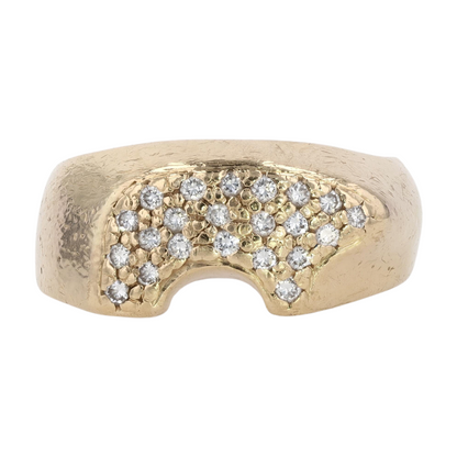 1/10 ctw 14K Yellow Gold Diamond Fashion Ring