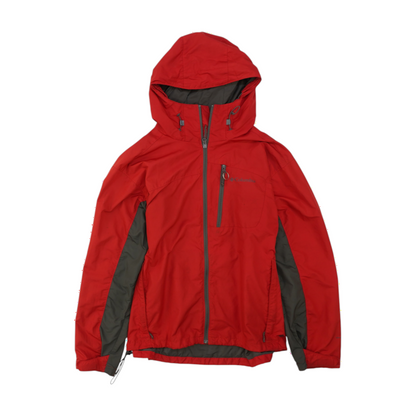 Red Solid Rain Jacket