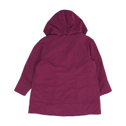 Magenta Plus Solid Rain Jacket