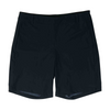 Black Solid Active Shorts