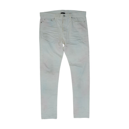 The Cast 2 Skittles Intentional Discoloration Ivory Jeans