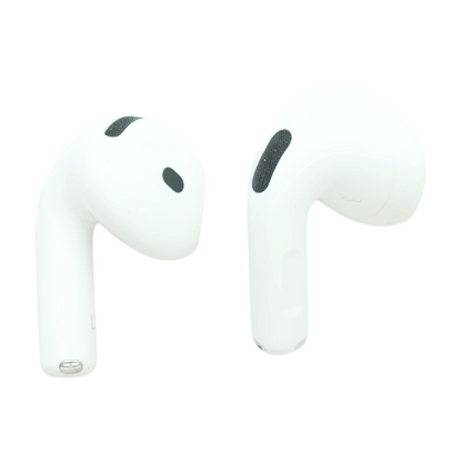 White AirPods 4 with Active Noise Cancellation Wireless Earbuds with Custom Case