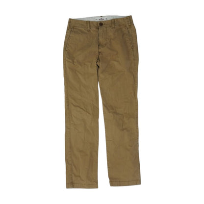 Khaki Solid Chino Pants