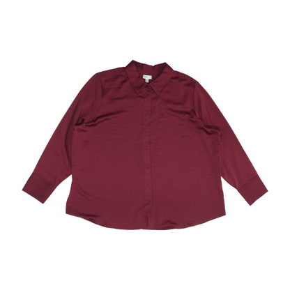 Burgundy Button Down