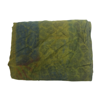 Olive Print Silk Scarf