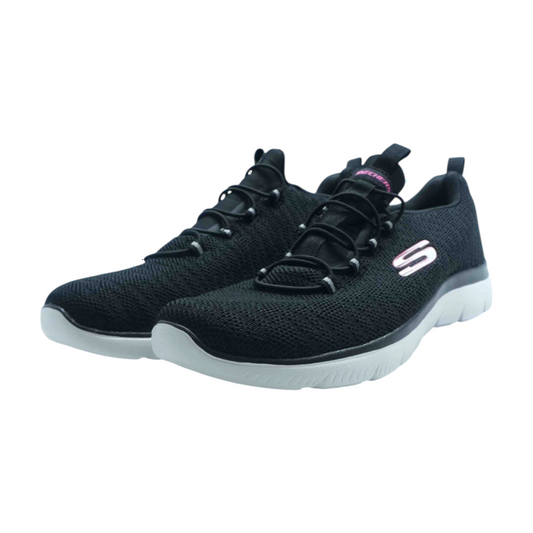 Black Slip-On Athletic Shoes