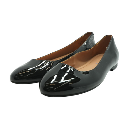 Black Slip-On Flats