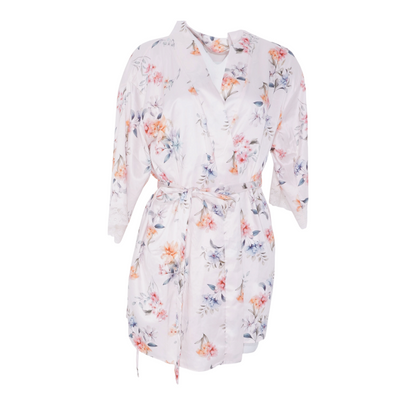 Pink Floral Robe