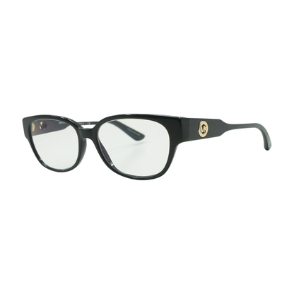 Black Padua Oval Prescription Eyewear