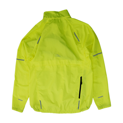 Neon Yellow Solid Active Jacket