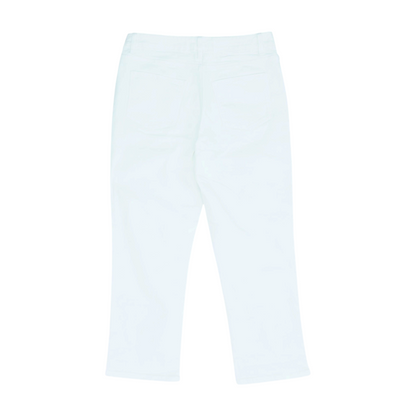 White Straight Jeans