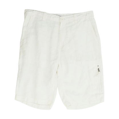 White 5-Pocket Shorts