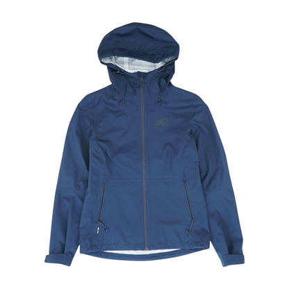 Navy Solid Rain Jacket