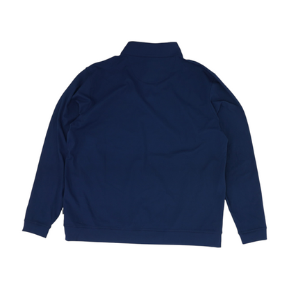 Navy Solid 1/4 Zip Pullover
