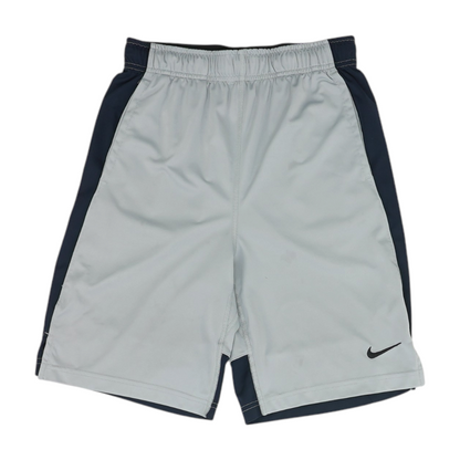 Gray Color Block Active Shorts