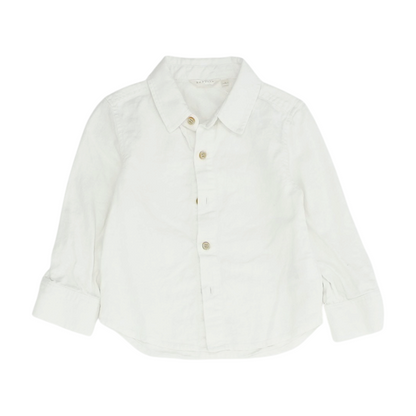 White Long Sleeve Button Down