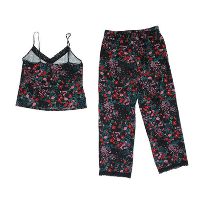 Black Floral Set