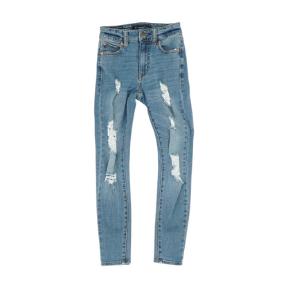 Blue Short Skinny Jeans
