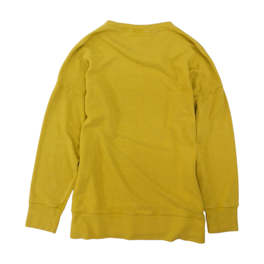 Aerie Yellow Solid Sweatshirt Pullover – Image 2