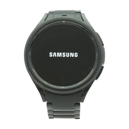 47mm Galaxy Watch6 Classic Black Smartwatch Black Band M/L
