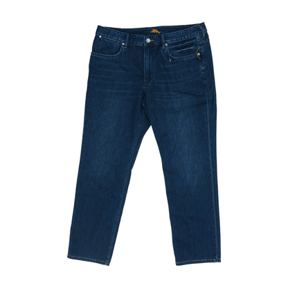 Navy Straight Jeans