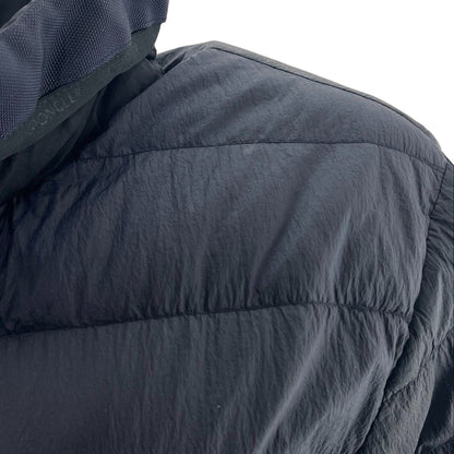 Navy Down Garment-Dyed Octavien Jacket
