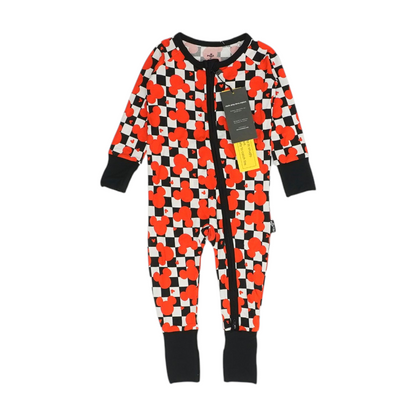 Black Check One-Piece