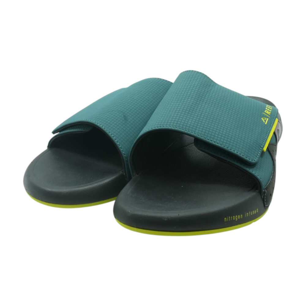 Teal Sport Slide Sandals