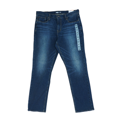 Navy Straight Jeans