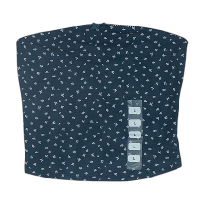 Navy Floral Blouse