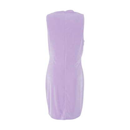 Purple Plus Mini Dress