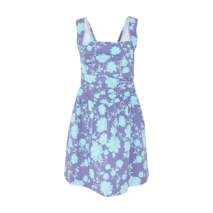 Blue Floral Mini Dress