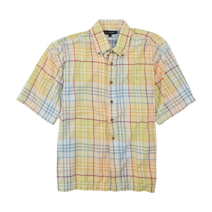Multi Plaid Short Sleeve Button Down