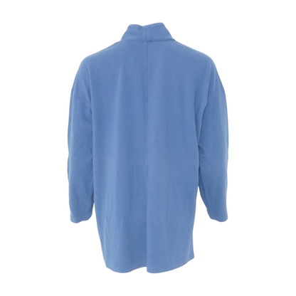 Blue Petite Cardigan Sweater