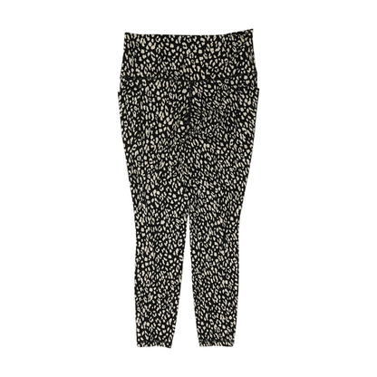 Black Tall Animal Print Active Leggings