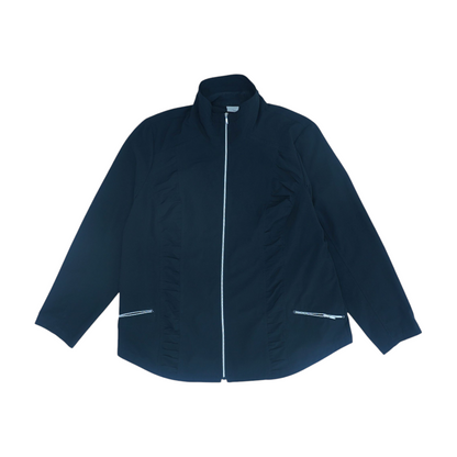 Black Solid Active Jacket