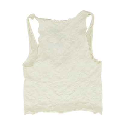 Ivory Solid Pajama Top