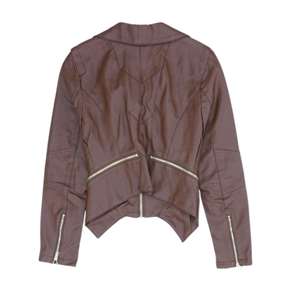 Brown Solid Jacket