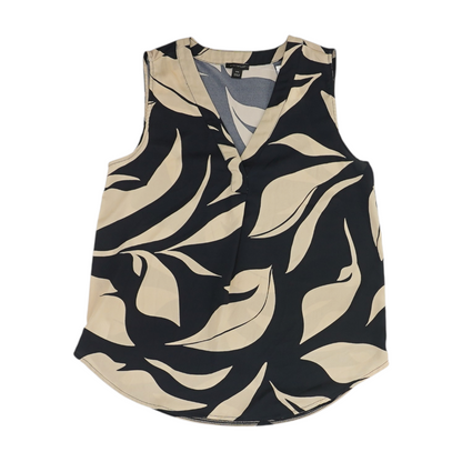 Navy Print Blouse