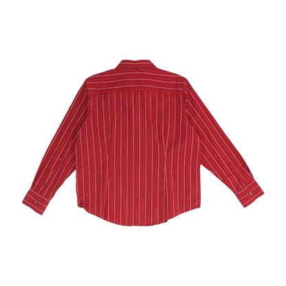 Red Striped Button Down