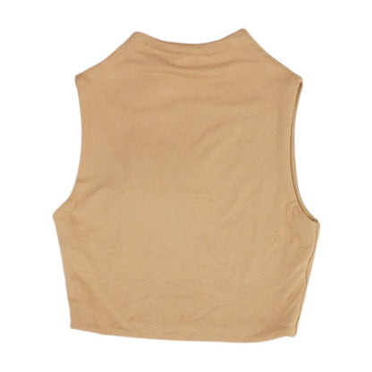 Khaki Cropped Blouse