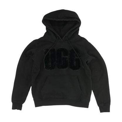 Black Solid Hoodie Pullover